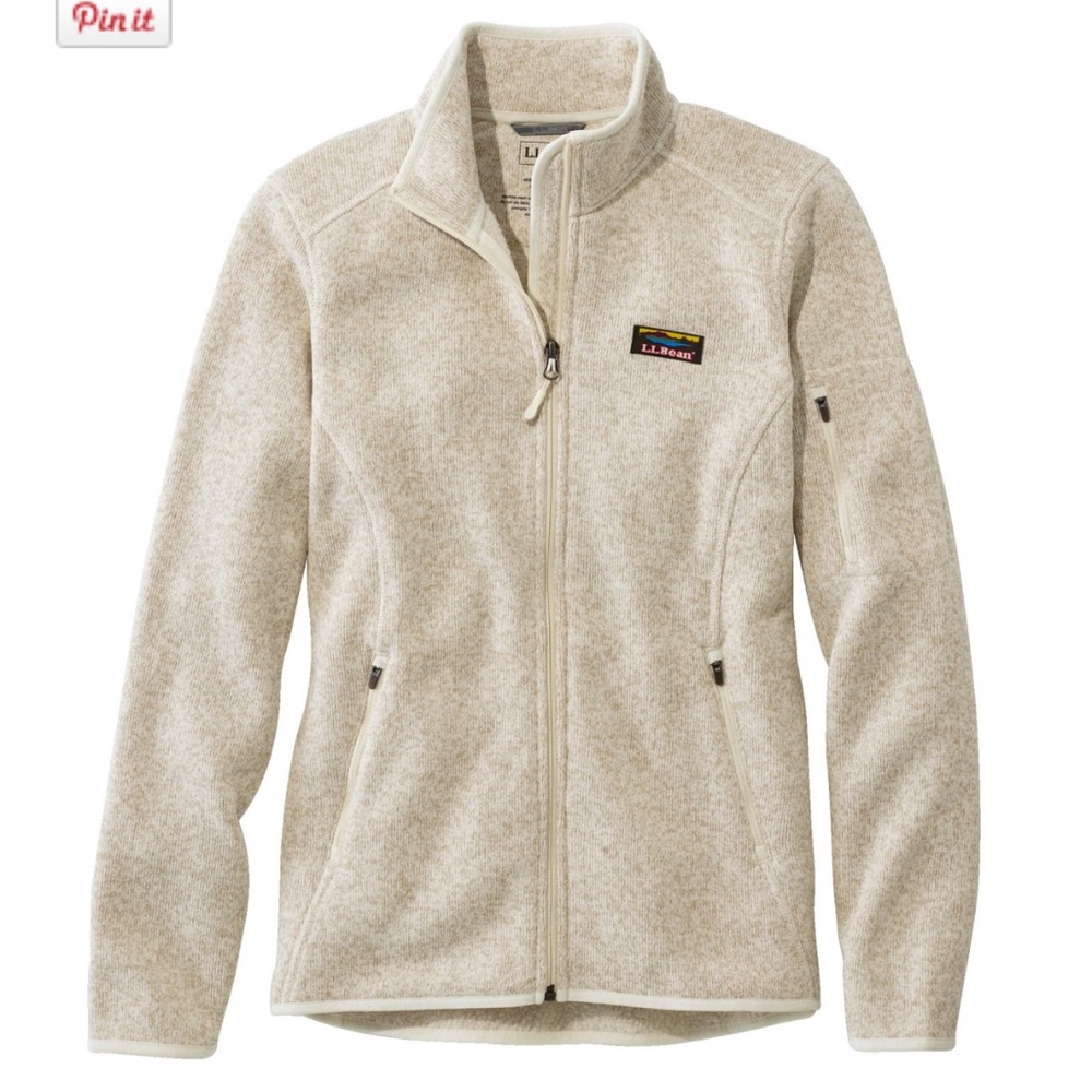 L.L. Bean Women’s Sweater Fleece Full Zip up Jacket - Picture 7 of 9